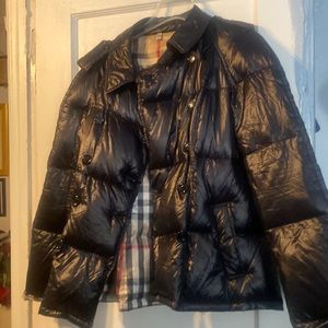 Burberry bubble pea coat